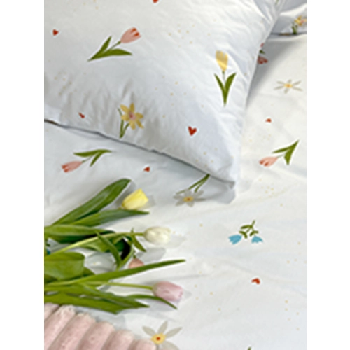 Pościel bawełniana 160x200 Tulipany